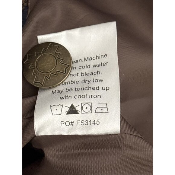 Outback Trading Co Womens Jacket Moree Aztec Western Whipstitch Chore Farm Sz S - Picture 12 of 12